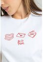 Camiseta Galentine Blanco Ragged Pf21120111 de Ragged