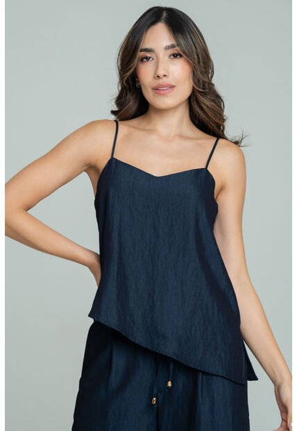Top Santorini Azul Ragged Pf21110036