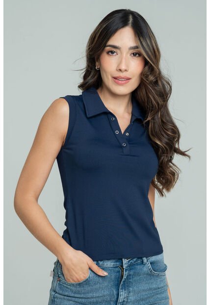 Top Shangaa Azul Ragged Pf13120864