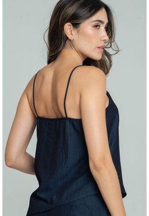 Top Santorini Azul Ragged Pf21110036