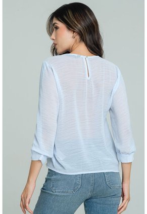 Blusa Cloren Azul Ragged Pf12110881