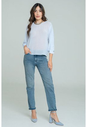 Blusa Cloren Azul Ragged Pf12110881