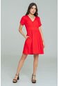 Vestido Corto Ghanni Rojo Ragged Pf11511415 de Ragged
