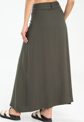 Falda Con Perilla Verde Ragged Pf11320471