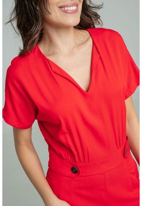 Enterizo Largo Ghinny Rojo Ragged Pf11530144