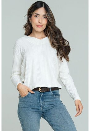 Buzo Susan Blanco Ragged Pf11180011