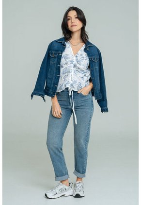Blusa Malasia Azul Ragged Pf11113179