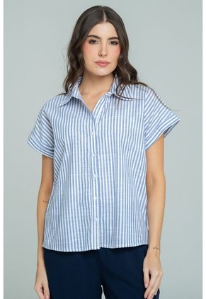 Camisa Nissi Azul Ragged Pf11113079