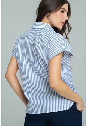 Camisa Nissi Azul Ragged Pf11113079
