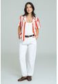 Camisa Tejida Rayas Rojo Ragged Pf11113175 de Ragged