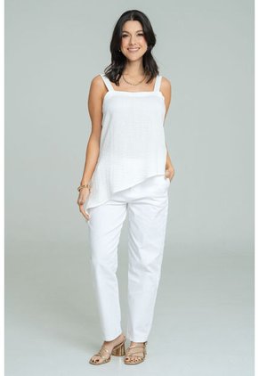 Blusa Candal Blanco Ragged Pf11113211