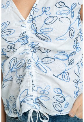Blusa Malasia Azul Ragged Pf11113179