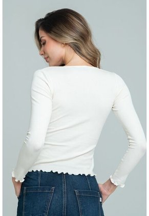 Camiseta Bena Blanco Ragged Pf11121181