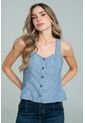 Blusa Carly Azul Ragged Pf11113090 de Ragged
