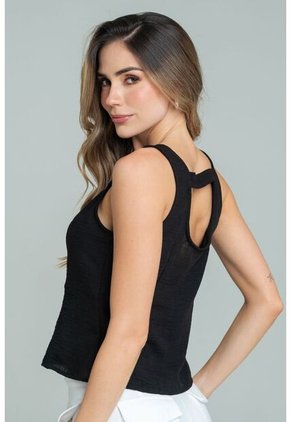 Blusa Carly Negro Ragged Pf11113090