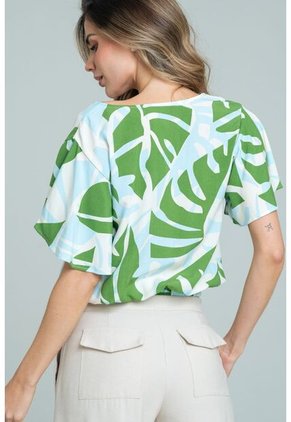 Blusa Antare Azul Ragged Pf11113107