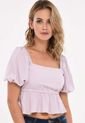 Blusa Cuadros Vichy Violeta Ragged Pf11112369 de Ragged