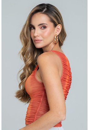 Top Mesh Degrade Naranja Ragged Pf11121161