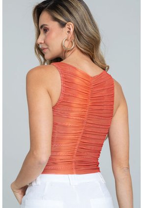 Top Mesh Degrade Naranja Ragged Pf11121161