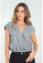 Blusa Silver Gris Ragged Pf11112885 de Ragged