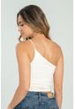Top Asimetrico Blanco Ragged Pf13120808 de Ragged