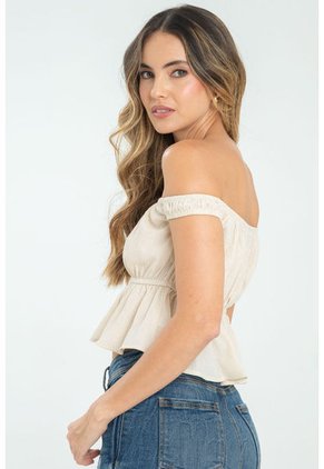 Blusa Clea Blanco Ragged Pf11112897