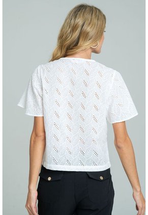 Blusa Herell Blanco Ragged Pf11113133