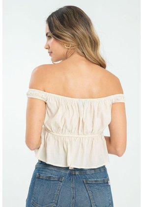 Blusa Clea Blanco Ragged Pf11112897