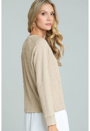 Buzo Pewy Beige Ragged Pf11180002