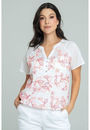 Blusa Derna Rosa Ragged Pf11113217