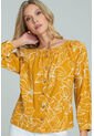 Blusa Cantica Amarillo Ragged Pf11113131 de Ragged