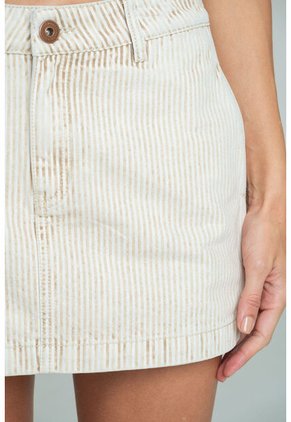 Falda Short Sicilia Café Ragged Pf21340011