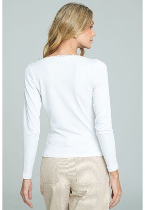 Top Amatista Blanco Ragged Pf11121184