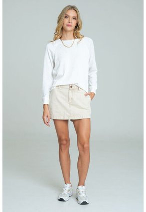 Falda Short Sicilia Café Ragged Pf21340011