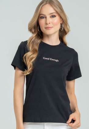 Camiseta Good Negro Ragged Pf21120054