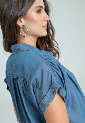 Camisa Florencia Azul Ragged Pf51110967