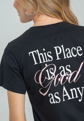 Camiseta Good Negro Ragged Pf21120054