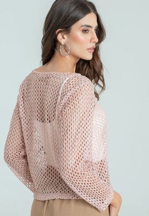 Blusa Malla Rosa Ragged Pf12110799