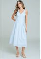Vestido Santorini Azul Ragged Pf11511442 de Ragged