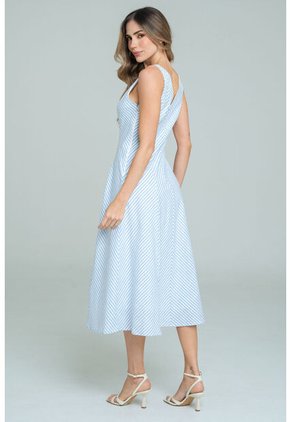 Vestido Santorini Azul Ragged Pf11511442