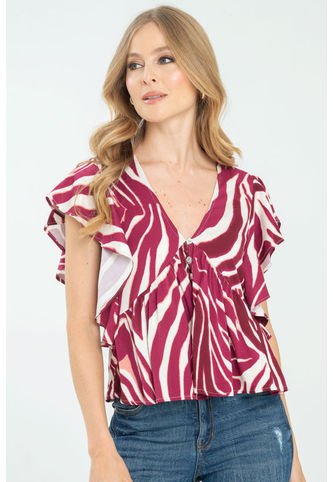 Blusa Sarah Marrón Ragged Pf11112847 Ragged