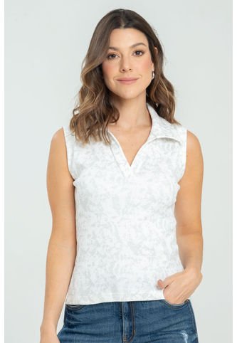 Polo Shine Blanco Ragged Pf11121149 Ragged