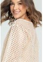 Blusa Tejida Brillo Beige Ragged Pf11112840 de Ragged