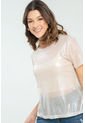 Camiseta Mesh Oversize Beige Ragged Pf11121140 de Ragged