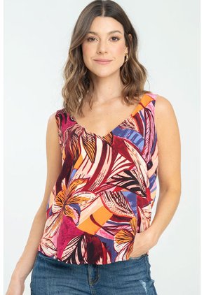 Blusa Malena Marrón Ragged Pf11112809