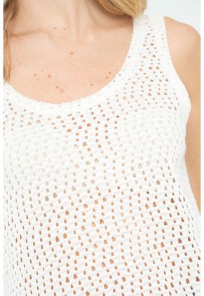 Blusa Tejida Mason Blanco Ragged Pf11112843