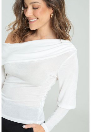 Blusa Moxie Blanco Ragged Pf11121147