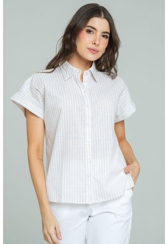 Camisa Nissi Beige Ragged Pf11113079 Ragged
