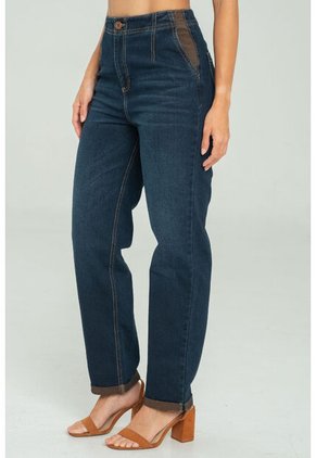 Jeans Mom Oslo Azul Ragged Pf21350067