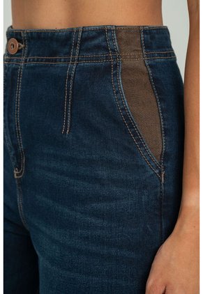 Jeans Mom Oslo Azul Ragged Pf21350067
